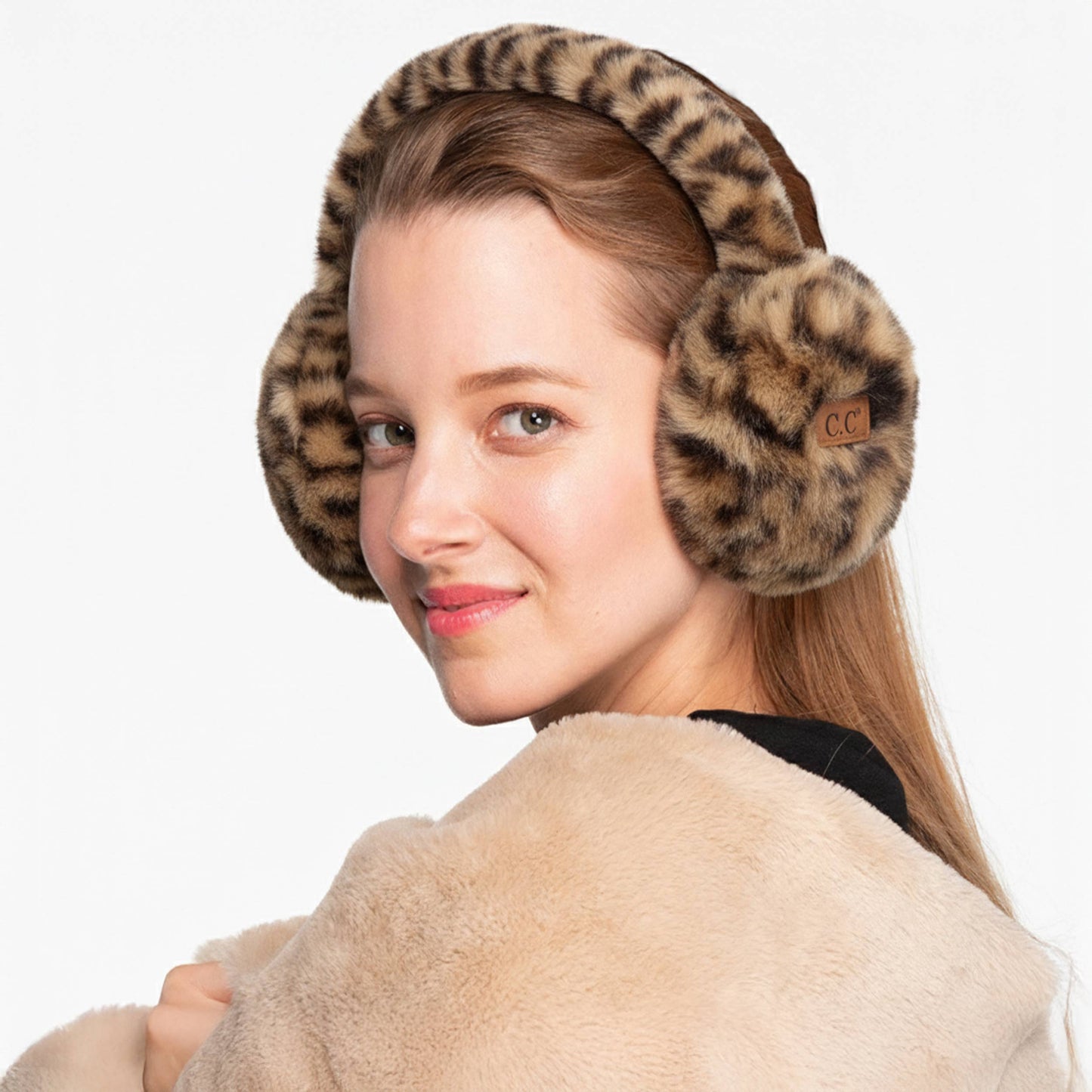 Leopard Faux Fur Earmuff