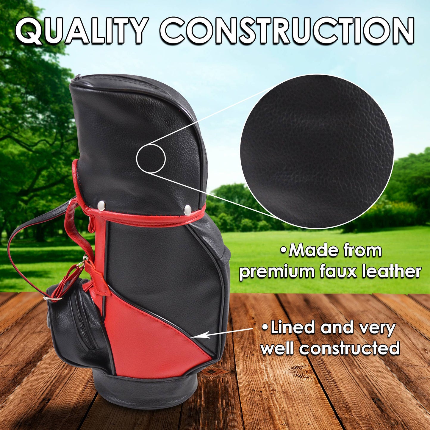 Golf Caddy Single Wine Bag