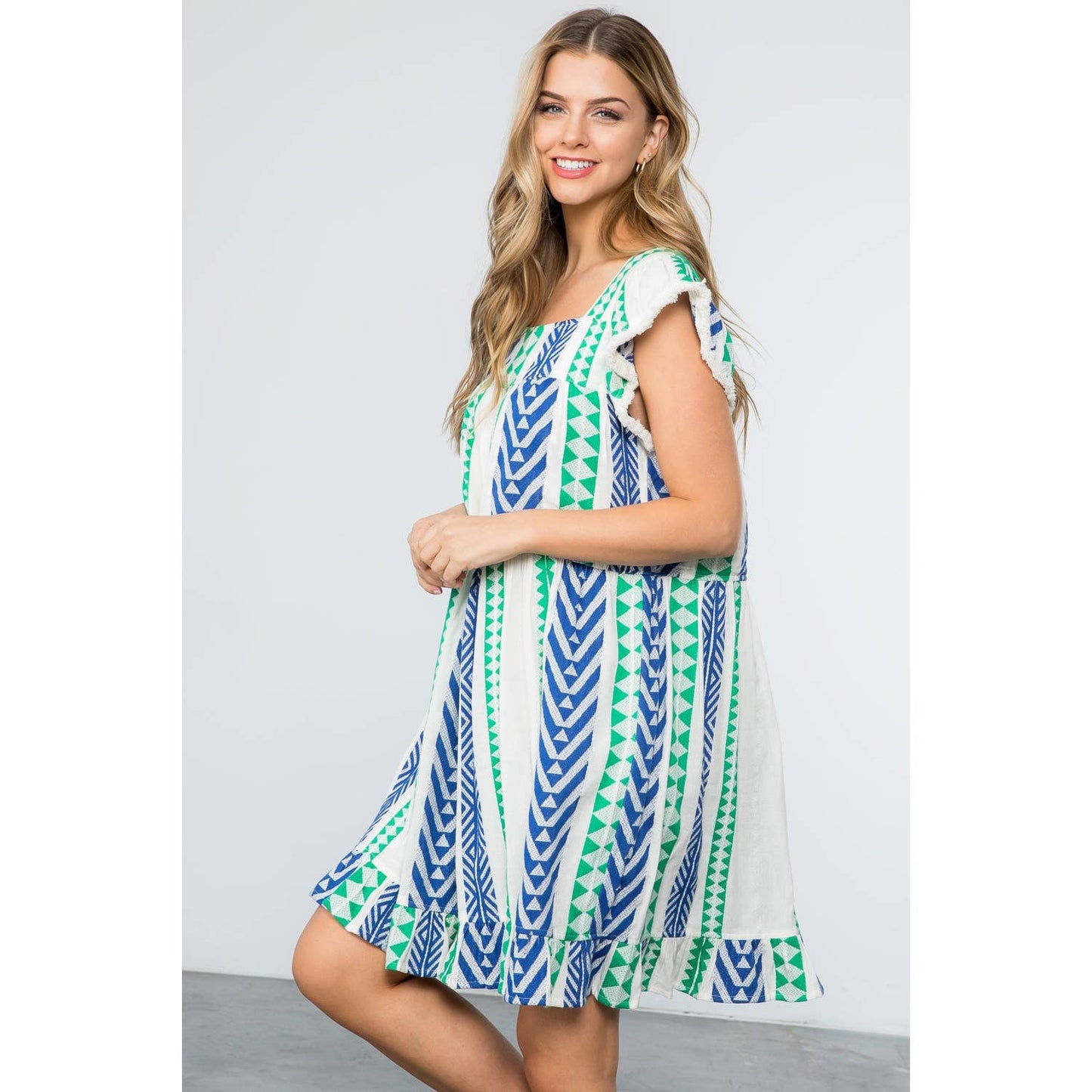 THML Pattern Knit Dress