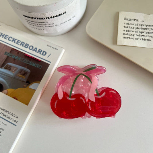 Cherry Hair Claw Clip