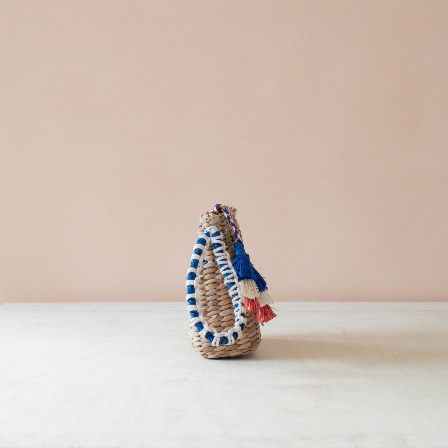 Hand Woven Embroidered Bonjour Wristlet