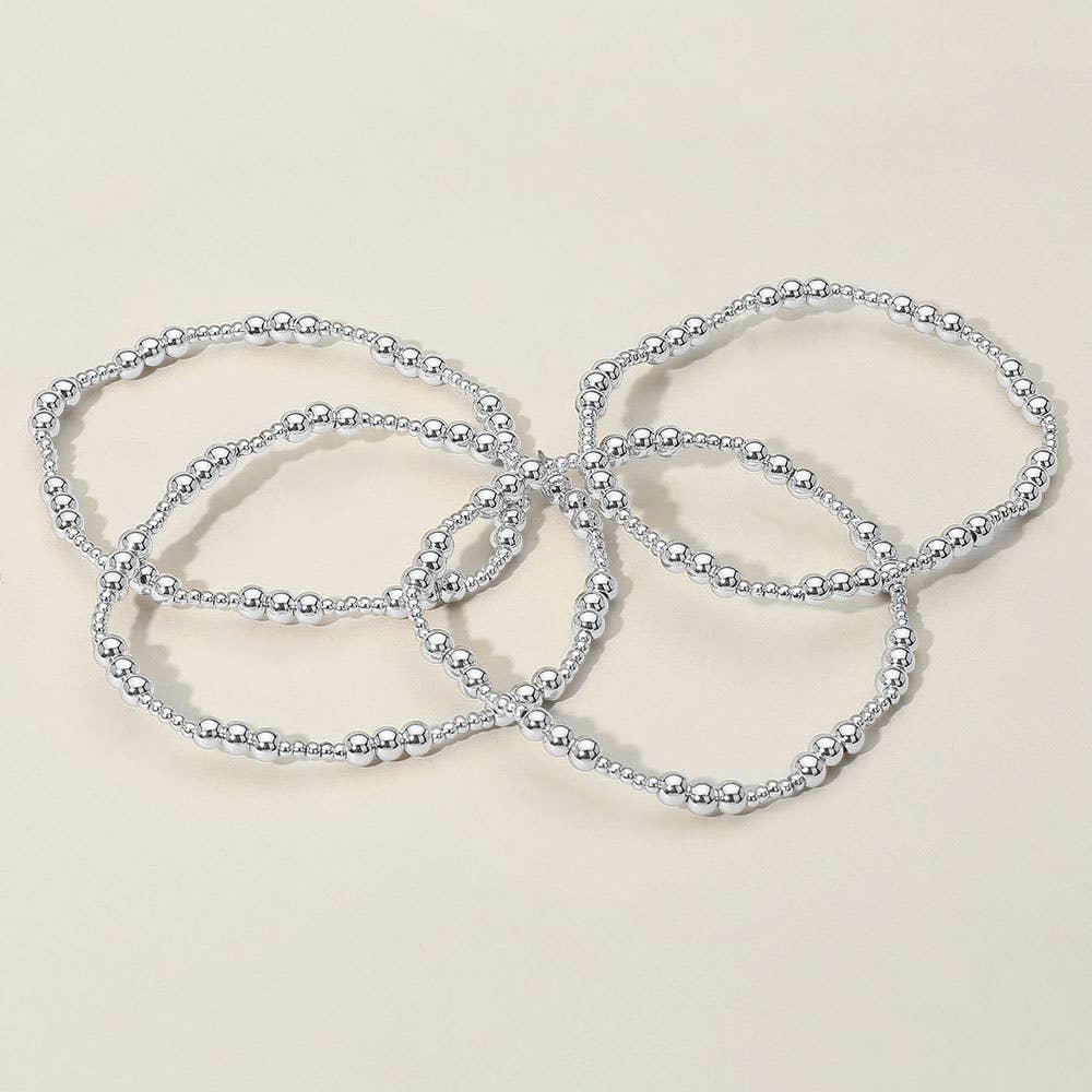 Beaded Stretch Layered Bracelets
