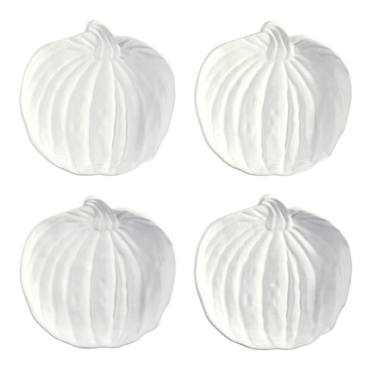 Ceramic Pumpkin Appetizer Plates