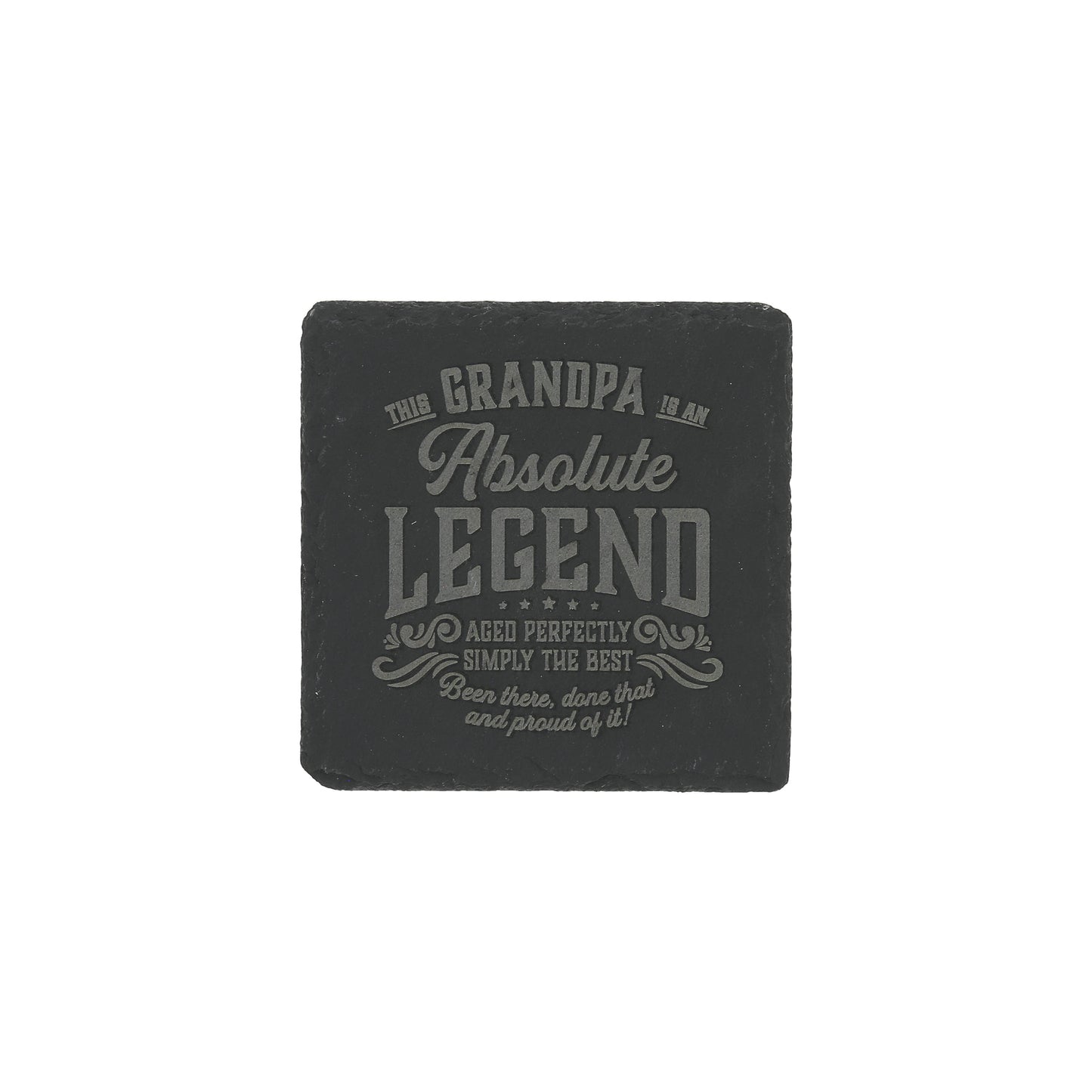 Grandpa Slate Coaster