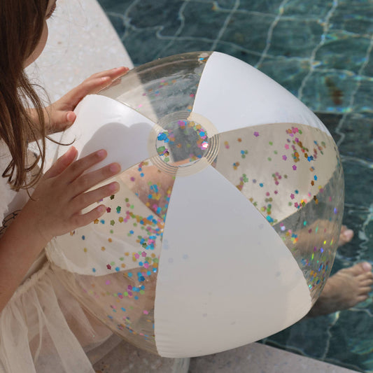 Inflatable Glitter Beach Ball
