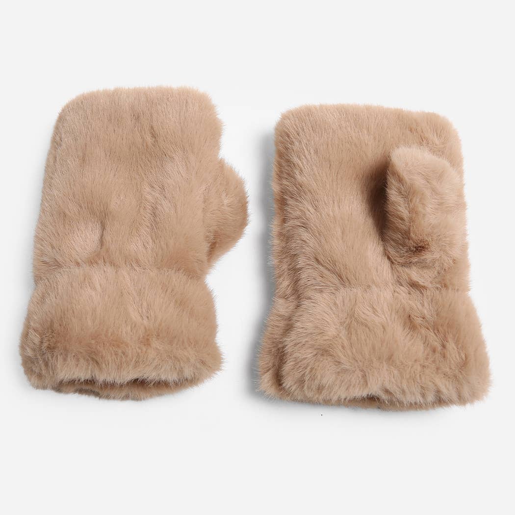 Solid Color Plain Fingerless Glove