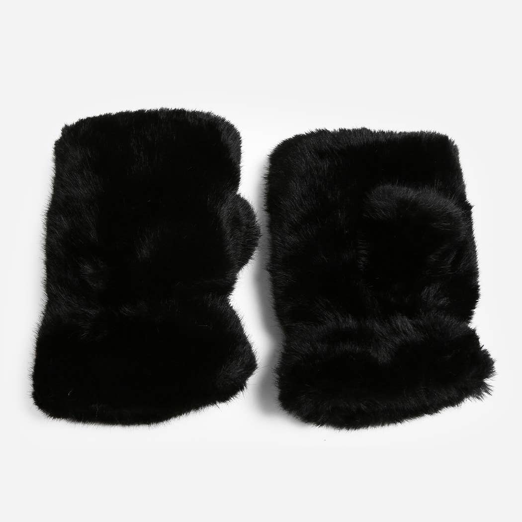 Solid Color Plain Fingerless Glove