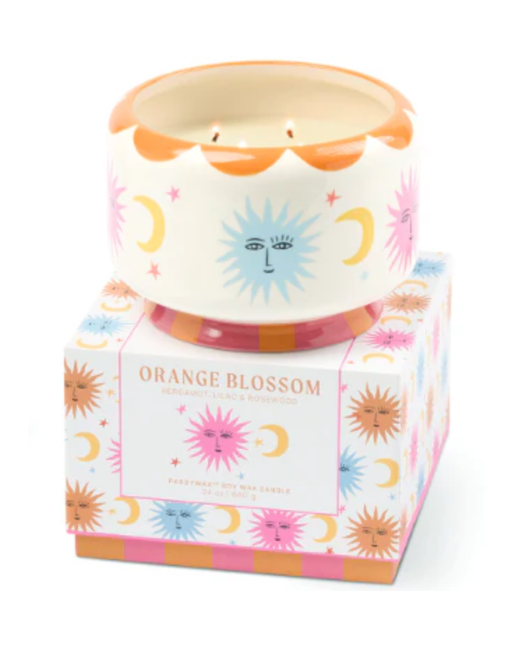 Paddywax Large ADopo Handpainted Ceramic Candles