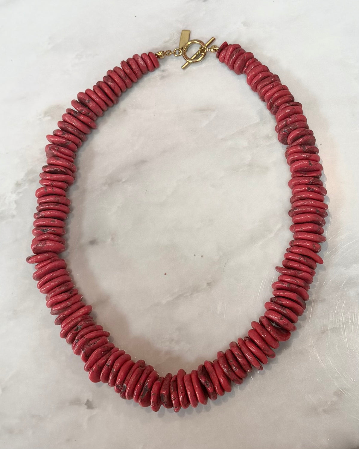 Bonne Mere Graduated Turquoise Stone Necklace