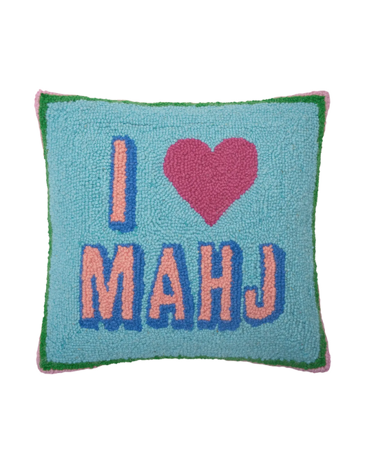 I Love Mahjong Hook Pillow