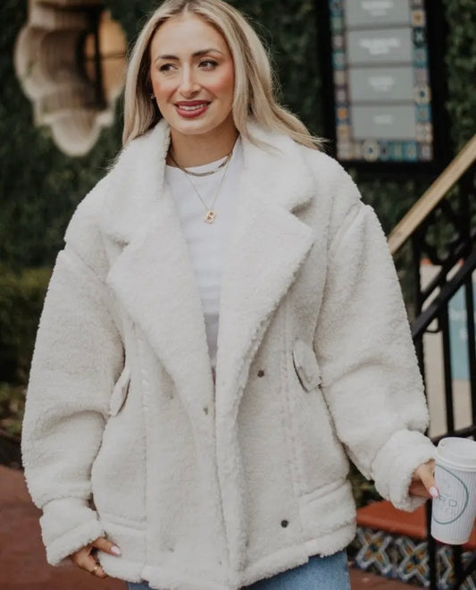 Sherpa Button Jacket