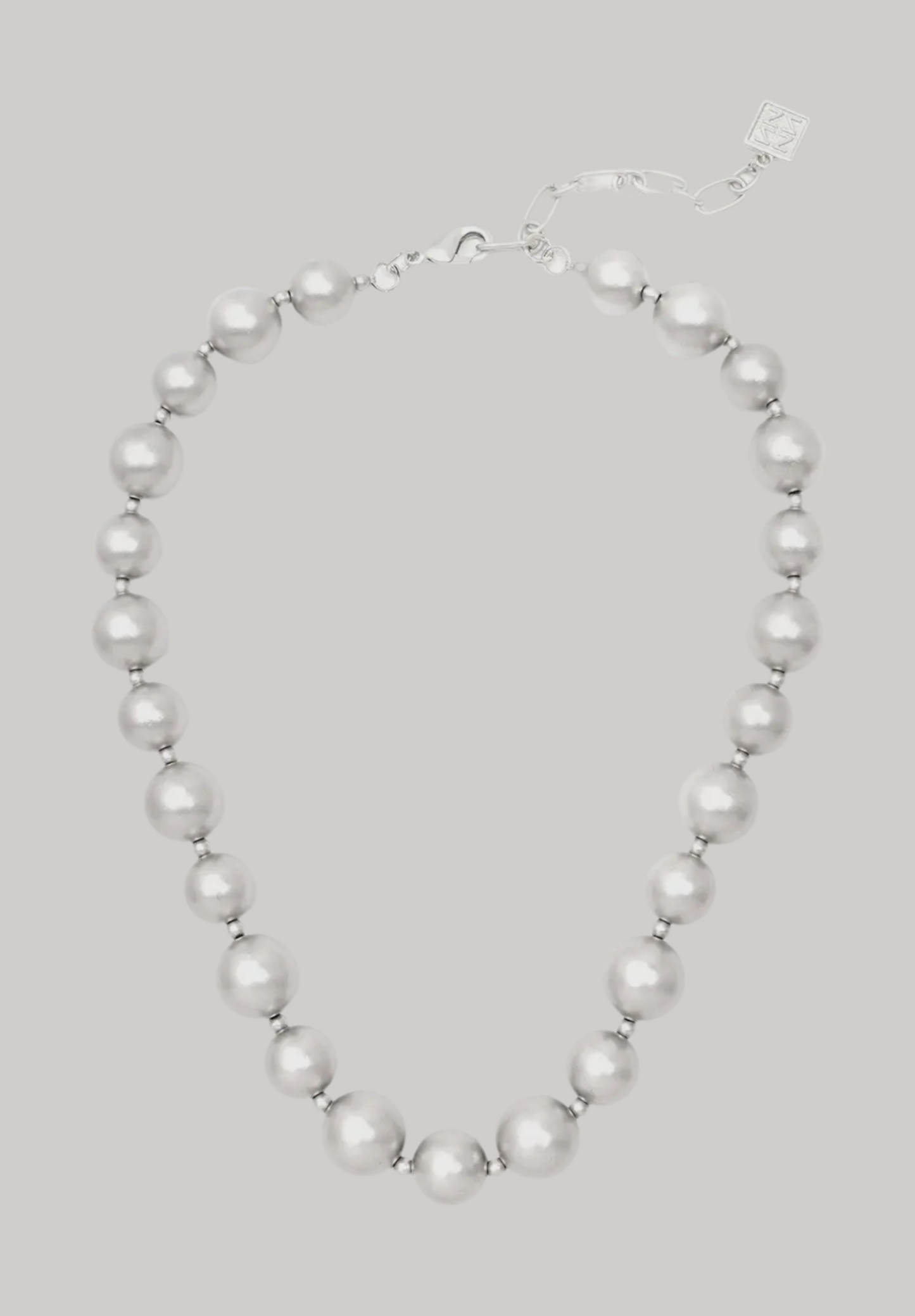 Glass Bead Collar Necklace