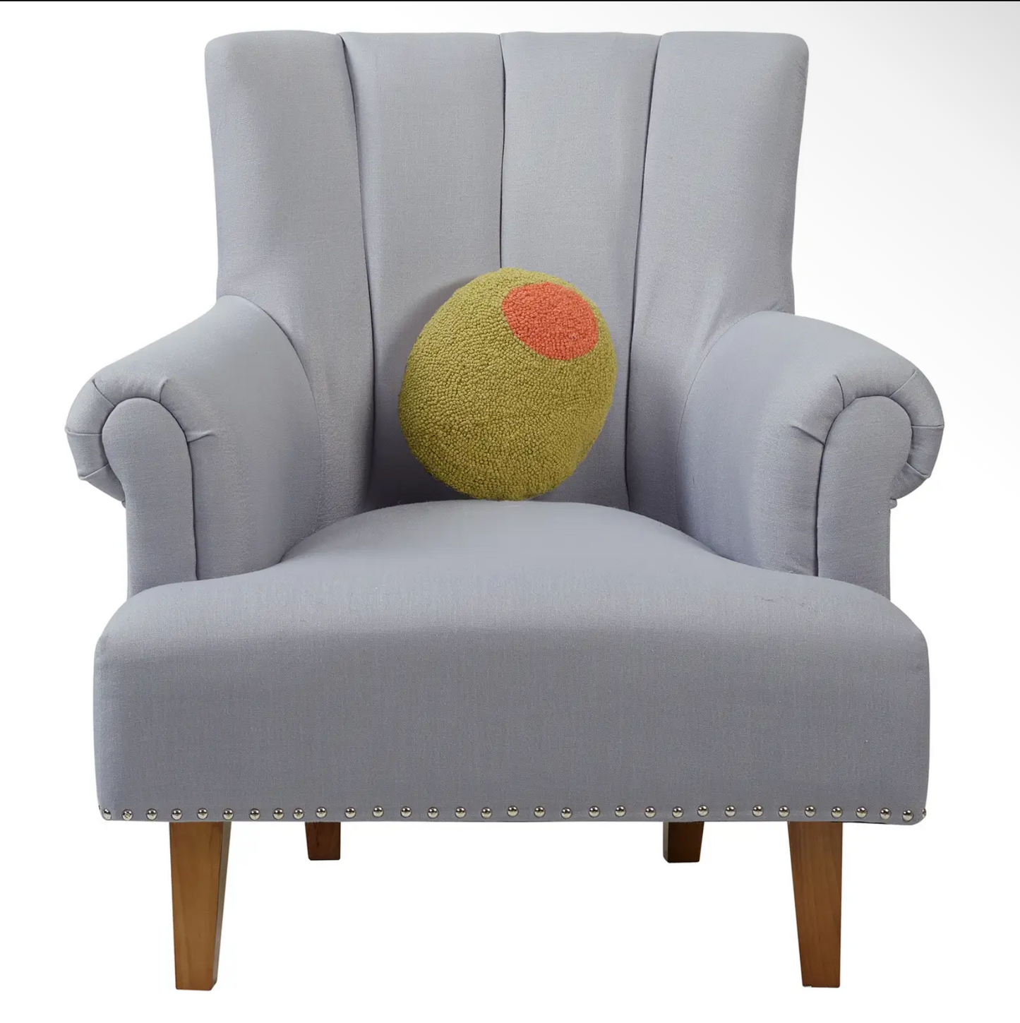 Olive Shaped Hook Pillow