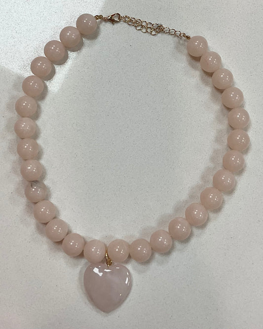 D+G Beaded Necklace with Charm