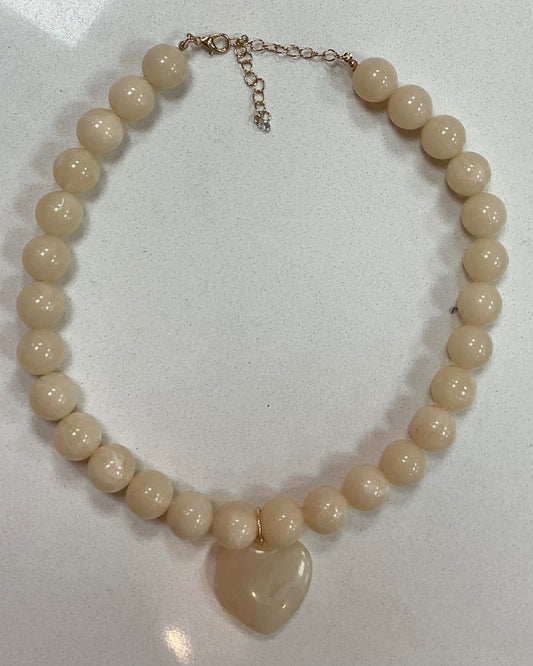 D+G Beaded Necklace with Charm