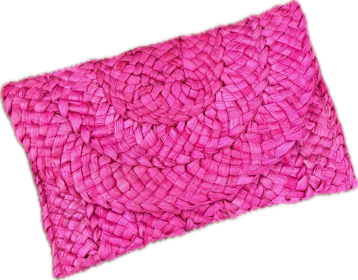 Woven Straw Handbag Clutch