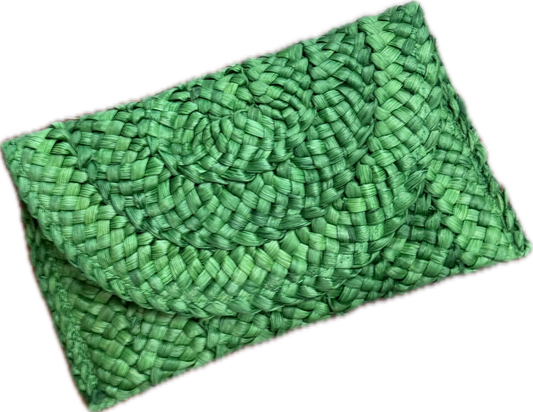 Woven Straw Handbag Clutch