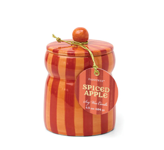Fall Cabana Stripe Candle