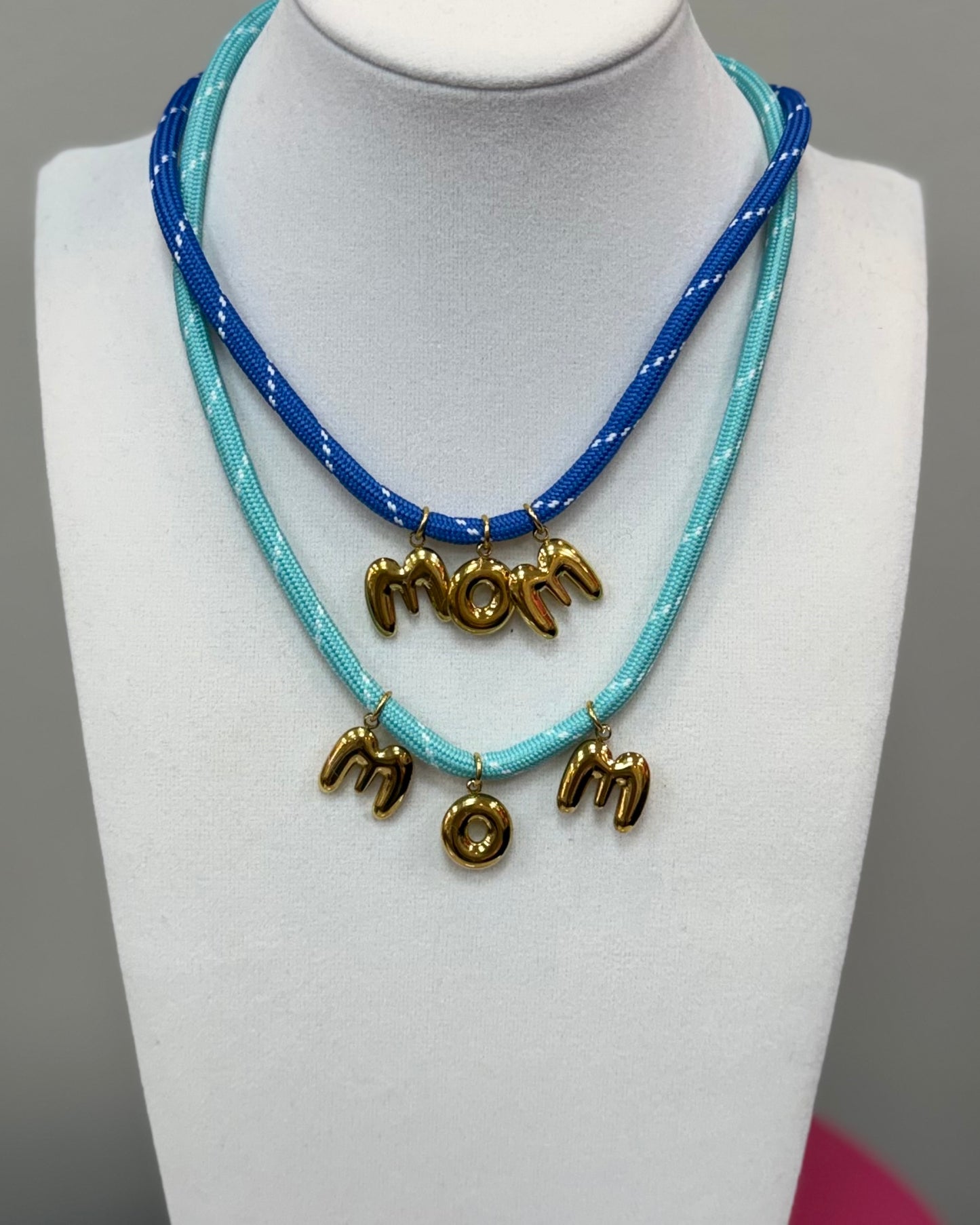 Bonne Mere Colored Cord Mom Necklace
