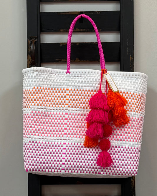 Playa Woven Large Tote Bags
