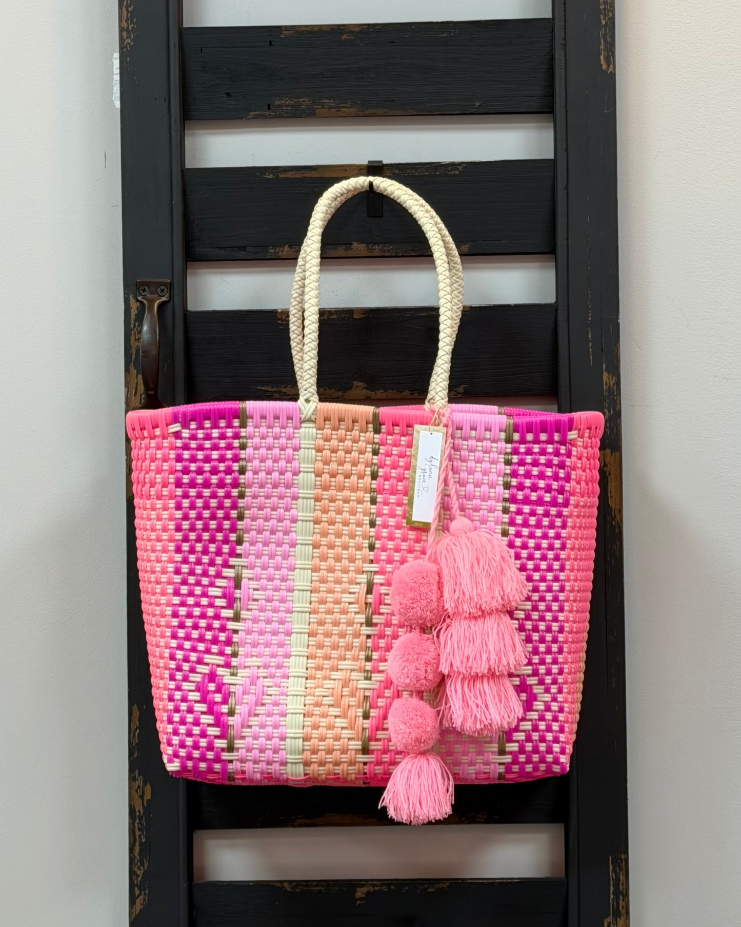 Playa Woven Small Tote Bags