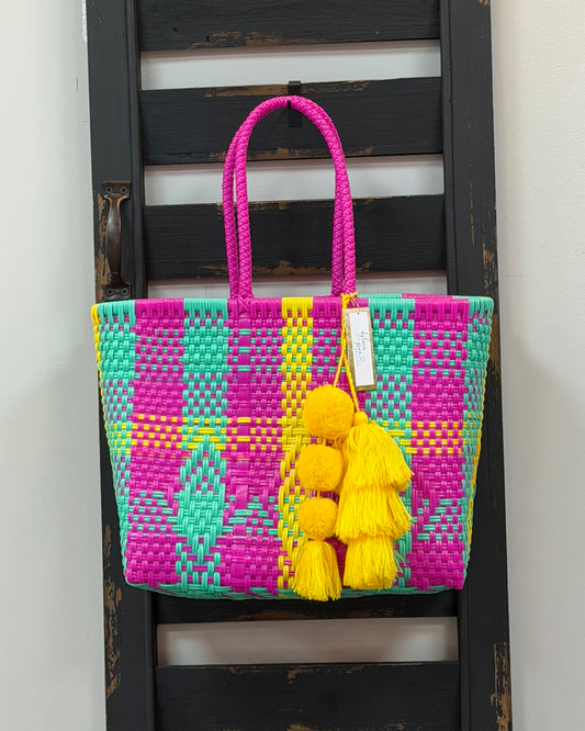 Playa Woven Small Tote Bags