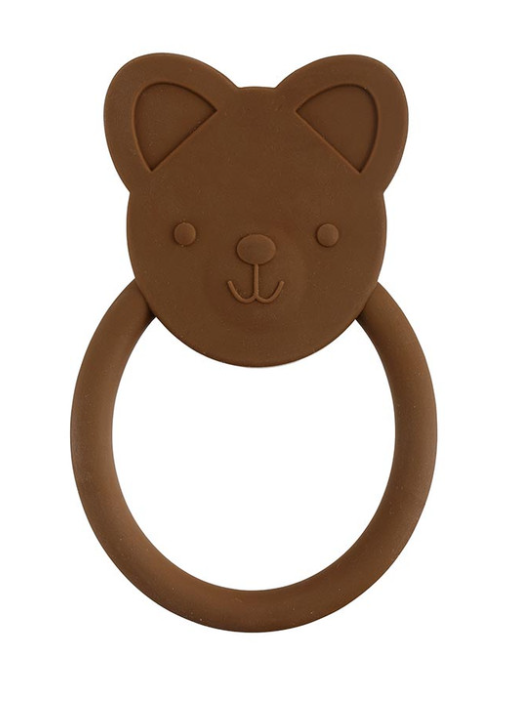 Brown Bear Silicone Teether