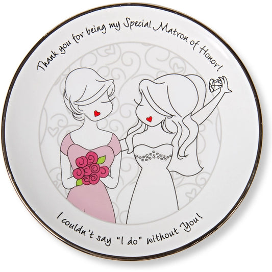 Matron of Honor Keepsake Dish