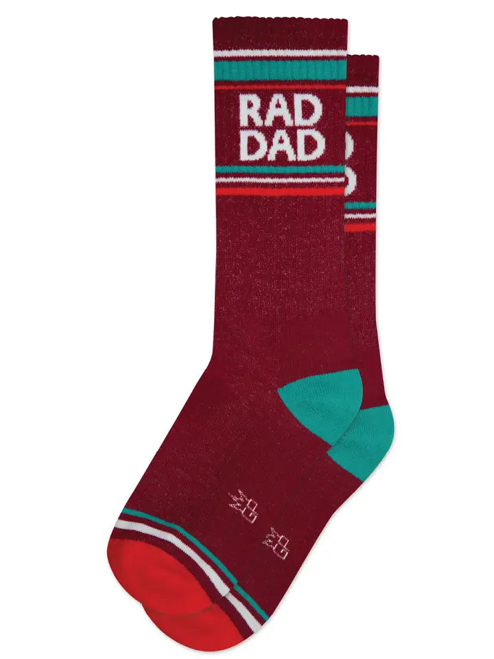 Fathers Day Retro Gym Socks