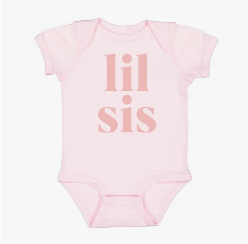 Sweet Wink Lil Sis Short Sleeve Bodysuit