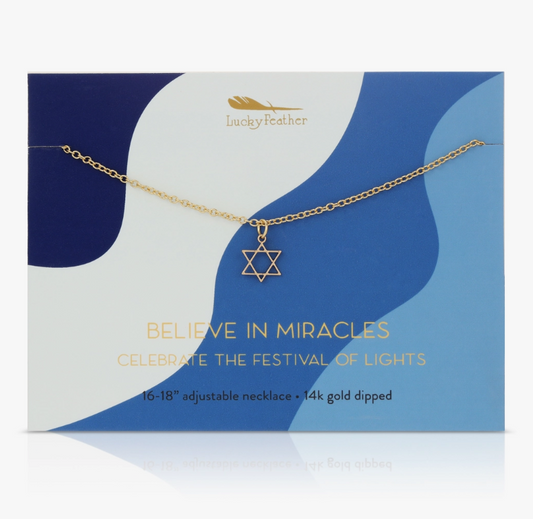 Hanukkah Necklace - Star of David