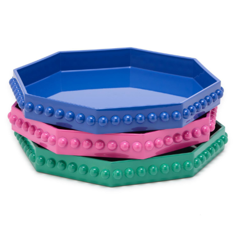 Two's Company Octagonal Decorative Tray