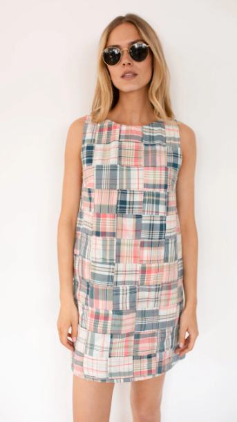 Marea Madras Shift Dress