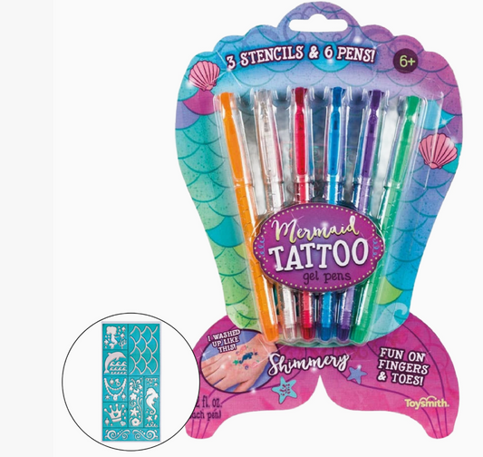 Mermaid Tattoo Gel Pens