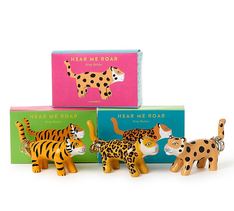 Two's Company Wild Cat Ring Holder