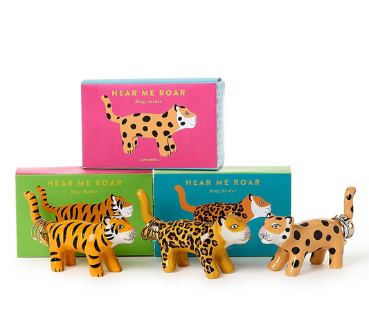 Two's Company Wild Cat Ring Holder