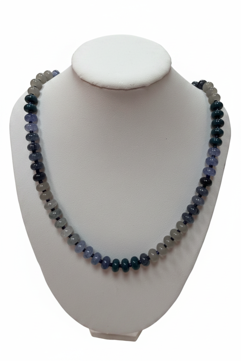 D+ G Shades of Blue Candy Necklace