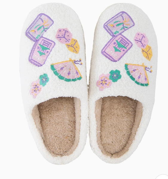 Mahjong Slippers