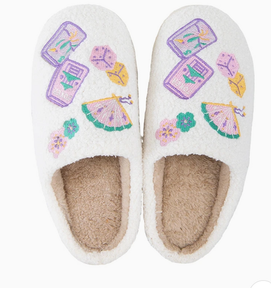 Mahjong Slippers