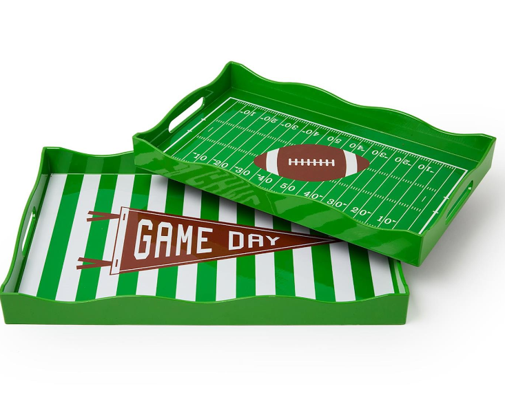 Two's Company Game Day Serving Trays