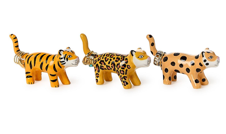Two's Company Wild Cat Ring Holder