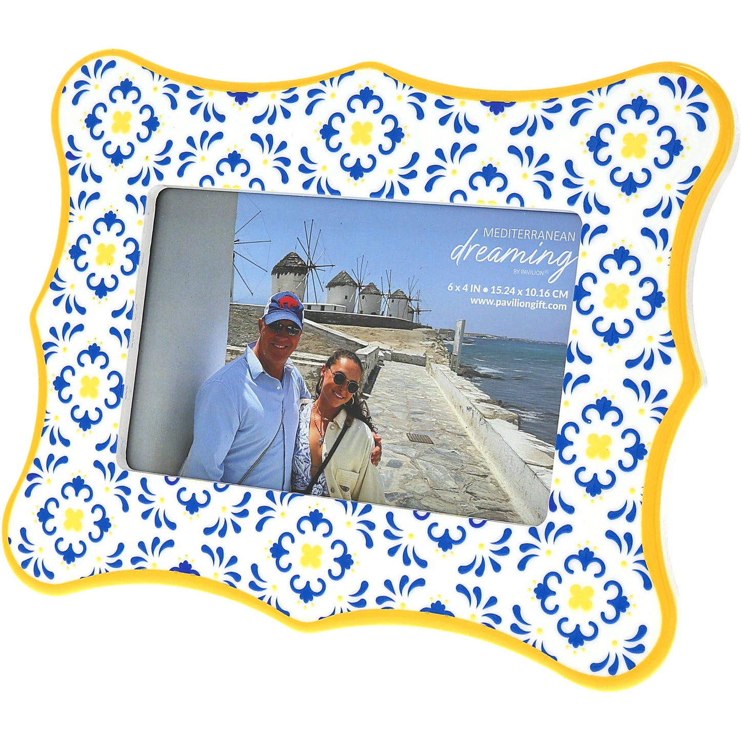 Blue & Yellow Picture Frame