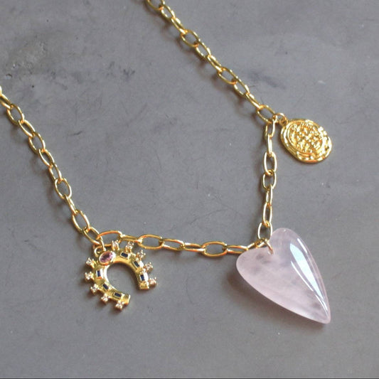 Ezra Multi Charm Necklace