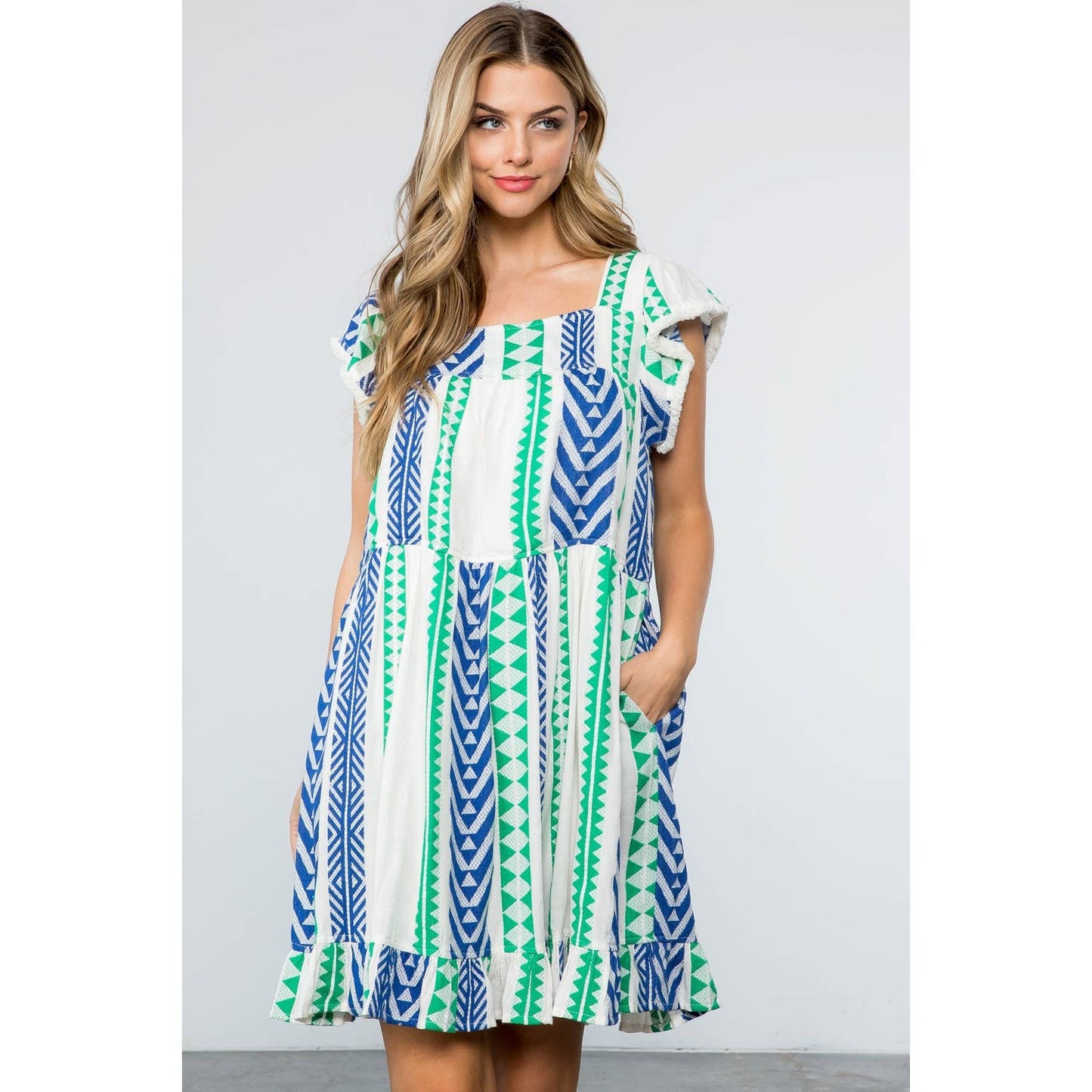 THML Pattern Knit Dress
