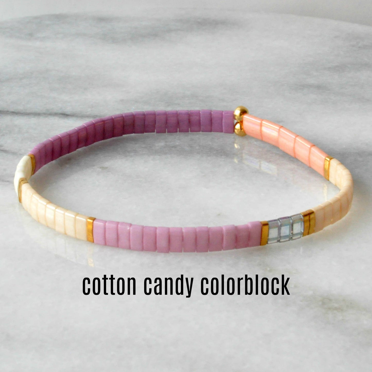 Hand Beaded Tile Bracelets