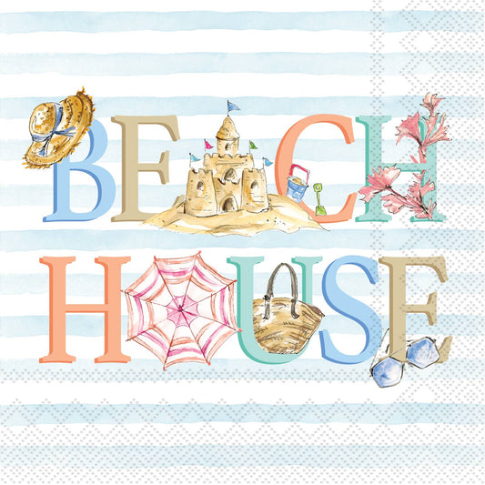 Beach House  Paper Cocktail Napkins