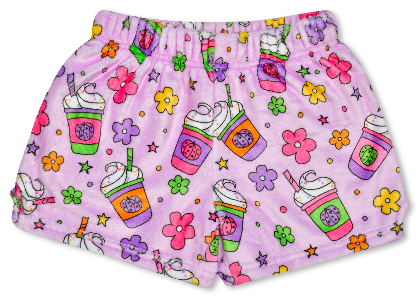 Pumpkin Lattes Plush Shorts