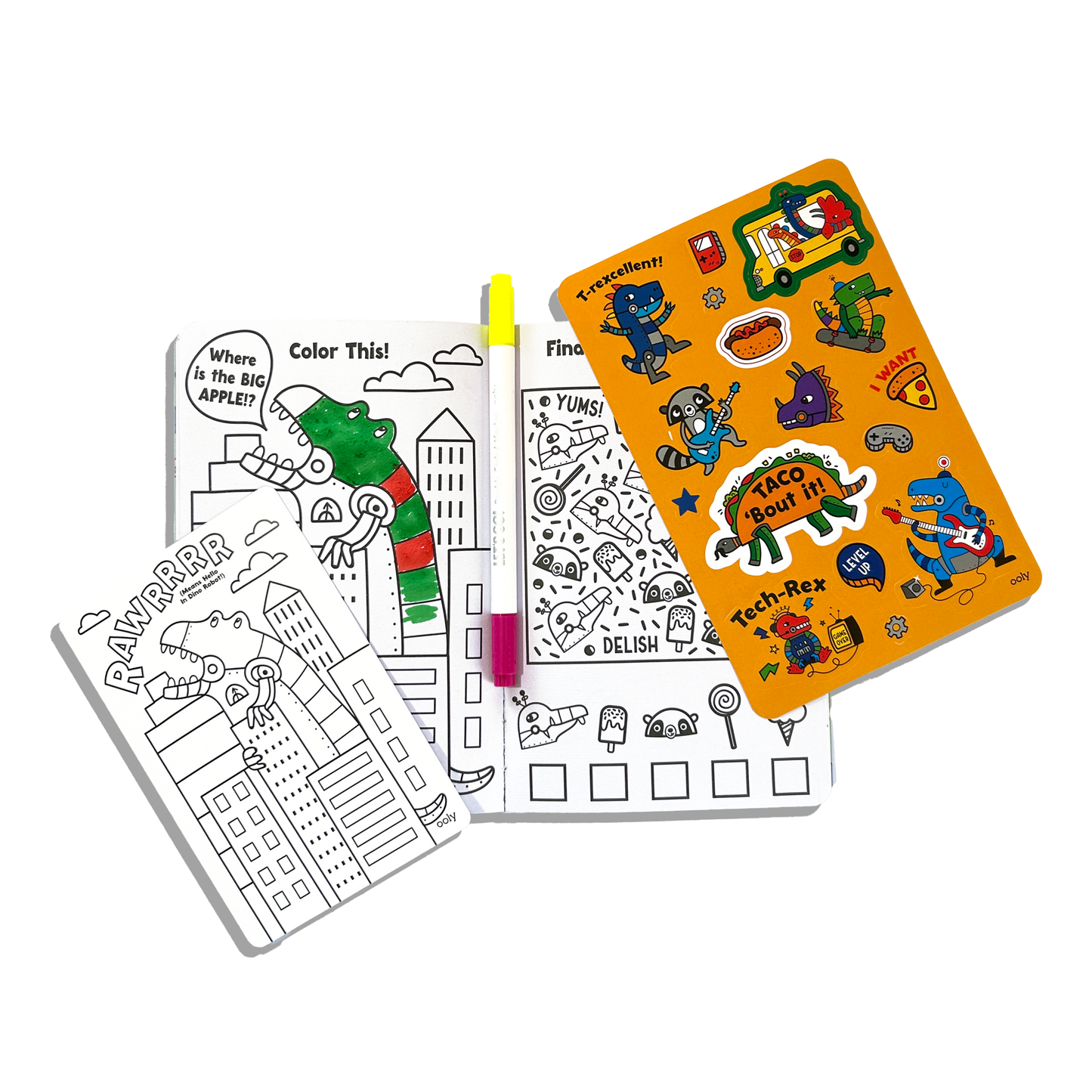 Ooly Activity & Coloring Kit