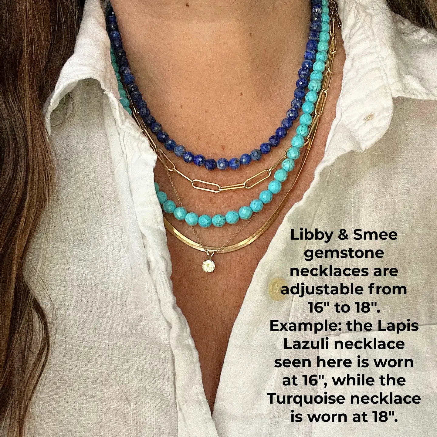 Libby & Smee Gemstone Bead Necklace