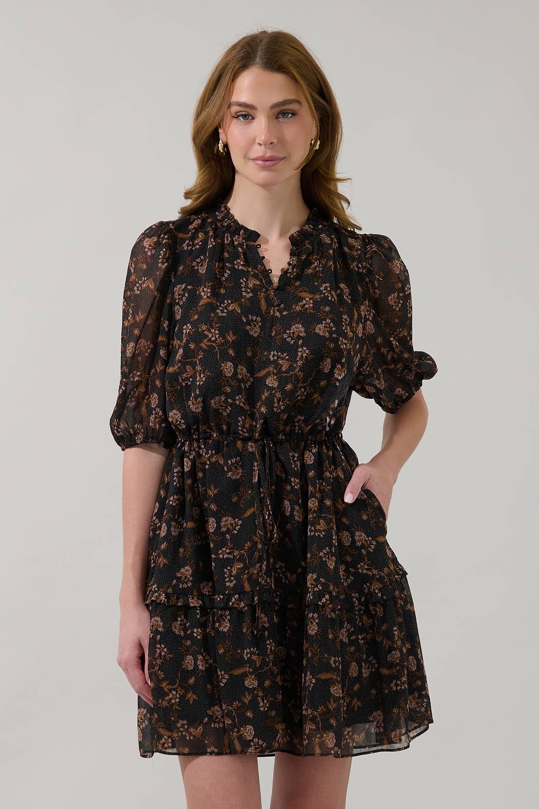 Sugarlips Tiered Mini Dress